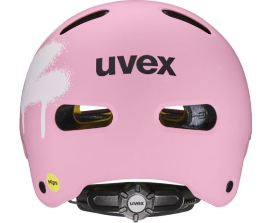 Kask rowerowy dziecięcy UVEX Kid 4 Style MIPS, sprawy strawberry matt Велосипедные шлемы