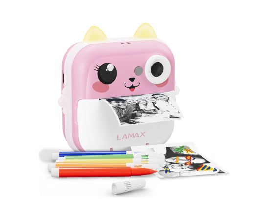 Kids’ camera LAMAX InstaKid2 Plus, pink Moment Foto Kameras