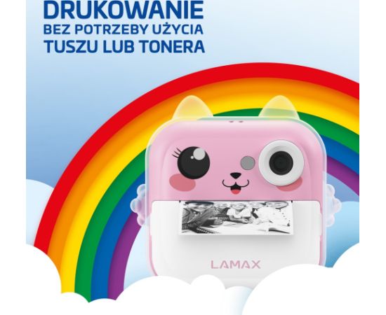 Kids’ camera LAMAX InstaKid2 Plus, pink Moment Foto Kameras