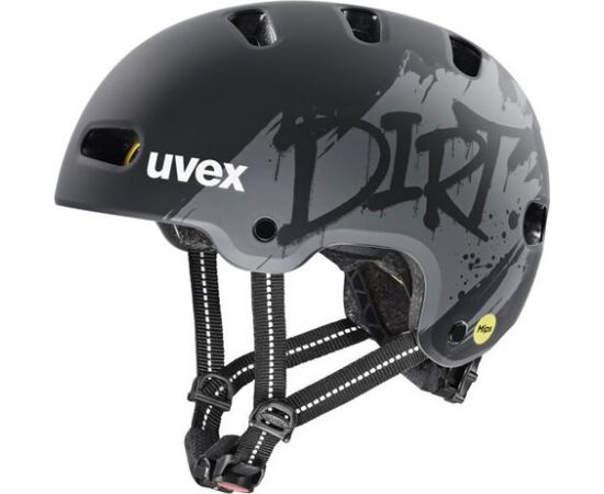 Kask rowerowy dziecięcy UVEX Kid 4 Style MIPS, dirt black matt Велосипедные шлемы