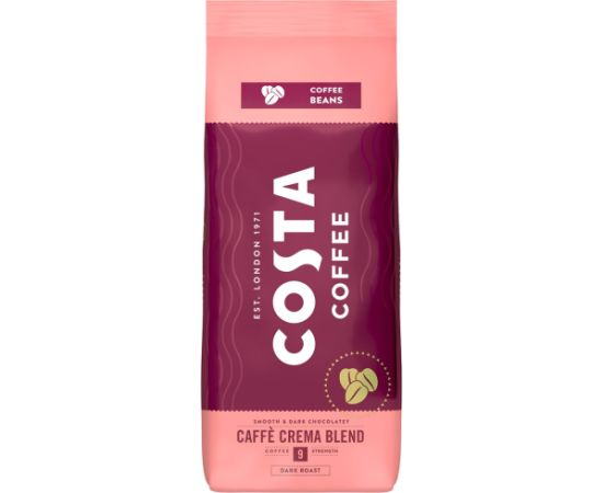 Costa Coffee Crema bean coffee 1kg Kafija, kapsulas