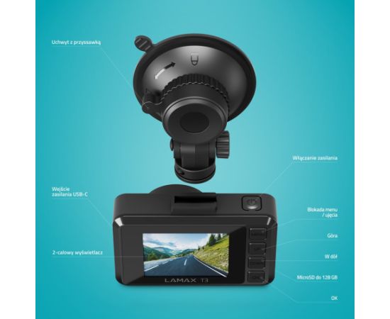 LAMAX T3 dashcam Видеорегистраторы