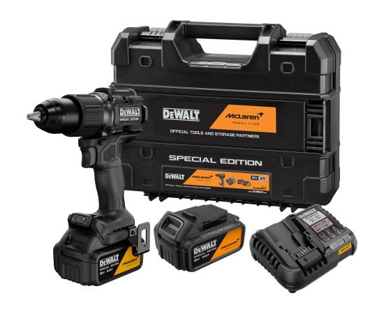 Akumulatora triecienurbjmašīna-skrūvgriezis DeWalt DCD86MM2T; 18 V; 2x4,0 Ah akum. Аккумуляторная дрель / шуруповёрты