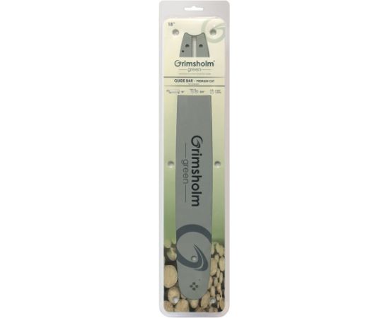 Vadotne ķēdes zāģim Grimsholm Premium Cut; 18''; 45 cm; .325''; 72; 1,6 mm Piederumi dārza tehnikai