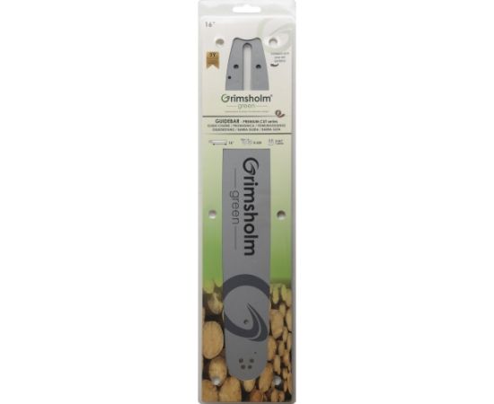 Vadotne ķēdes zāģim Grimsholm Premium Cut; 16''; 40 cm; .325''; 66; 1,6 mm Piederumi dārza tehnikai