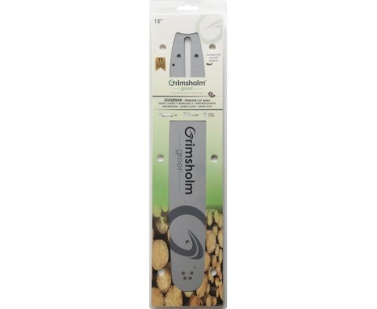 Vadotne ķēdes zāģim Grimsholm 62E Premium Cut 00000993; 15''; 38 cm; .325''; 62; 1,6 mm Piederumi dārza tehnikai