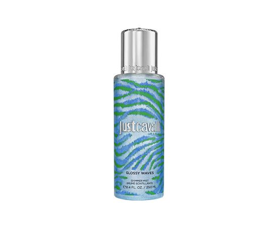 Roberto Cavalli Glossy Waves Třpytivý tělový sprej 250ml Sieviešu Smaržas