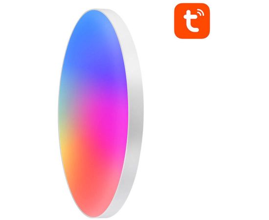 Smart ceiling lamp 32cm WiFi/Bluetooth 16M RGBCW Gosund LB11 1920lm Tuya + Remote Control. Griestu lampas - šķīvji