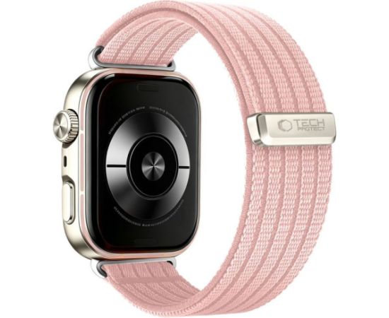 Tech-Protect watch strap Nylon Huawei Watch Fit 3/4/4 Pro/5/5 Pro, light pink Smart-Watch aksesuāri