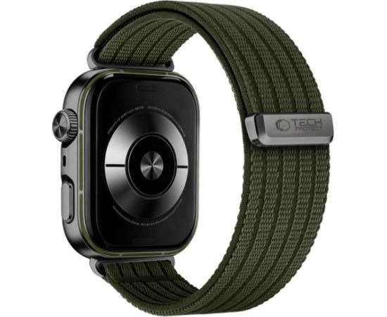 Tech-Protect watch strap Nylon Huawei Watch Fit 3/4/4 Pro/5/5 Pro, military green Smart-Watch aksesuāri