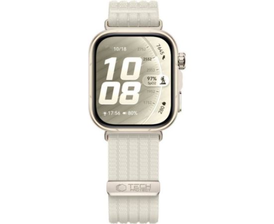 Tech-Protect watch strap Nylon Huawei Watch Fit 3/4/4 Pro/5/5 Pro, starlight Smart pūlksteņu aksesuāri