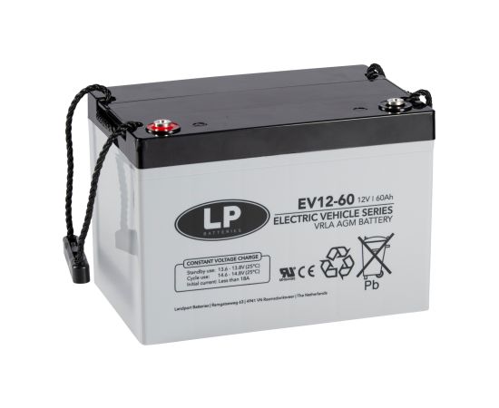60Ah akumulators LANDPORT EV Industrial 260x169x185mm+- Akumulatori