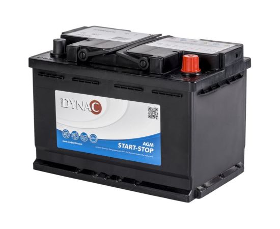 Landport 70Ah 760A DYNAC AGM akumulators 275x175x190mm Akumulatori