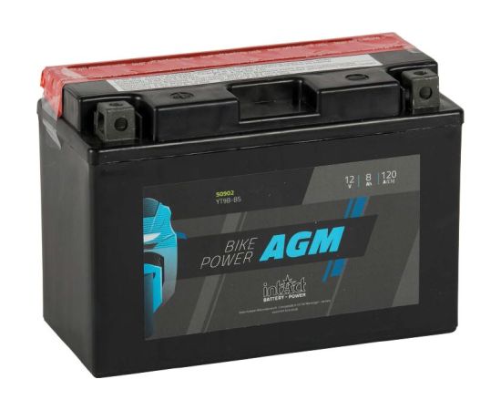 8Ah 120A IntAct AGM 50902 moto akumulators 150x70x105mm Akumulatori