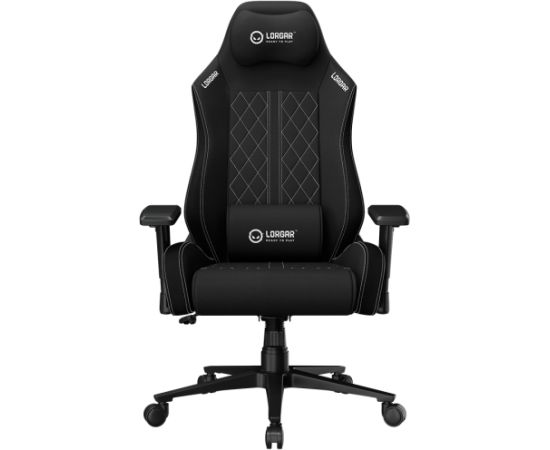 LORGAR CHA41, Ergonomic Gaming Chair Advanced, premium anti-stain fabric, Black/white Gaming krēsli
