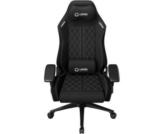 LORGAR CHA41, Ergonomic Gaming Chair Advanced, premium anti-stain fabric, Black/white Gaming krēsli