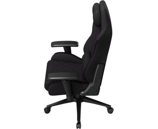 LORGAR CHA41, Ergonomic Gaming Chair Advanced, premium anti-stain fabric, Black/purple Gaming krēsli
