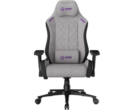 LORGAR CHA41, Ergonomic Gaming Chair Advanced, premium anti-stain fabric, Grey Gaming krēsli