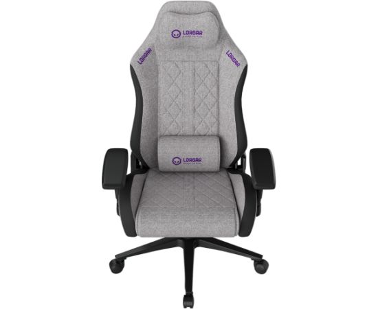 LORGAR CHA41, Ergonomic Gaming Chair Advanced, premium anti-stain fabric, Grey Gaming krēsli