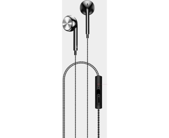 USAMS Universal  EP-20 Flat Perfume Stereo Headset 3,5mm Black Austiņas