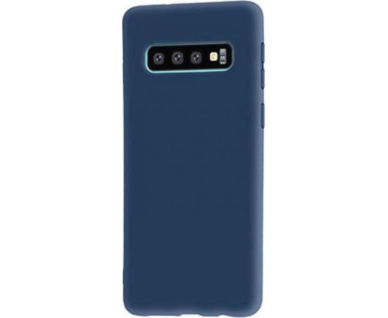 Evelatus Samsung  Galaxy S10+ Nano Silicone Case Soft Touch TPU Dark Blue Neoriģinālie Maciņi