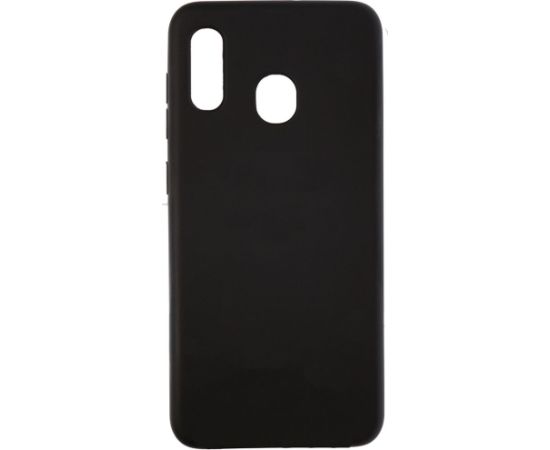 Evelatus Samsung  A40 Silicon Case Black Neoriģinālie Maciņi