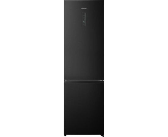 Hisense, NoFrost, 336 L, 201 cm, black - Refrigerator Крупная бытовая техника