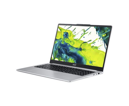 Notebook ACER CPU AMD RyzenT 3 5400U 2.6 GHz 15.6 " 1920 x 1080 pixels RAM 8 GB DDR4-SDRAM SSD 512 GB Discrete graphics Not available On-board graphics Yes Numeric keypad Yes Keyboard language US International OS installed Windows 11 Home Colour Silver We Portatīvie datori
