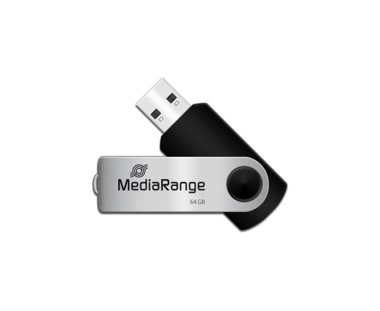 MEMORY DRIVE FLASH USB2 64GB/MR912 MEDIARANGE USB Flash atmiņas