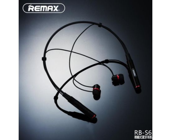 Remax   Neckband Bluetooth Earphone Black Austiņas