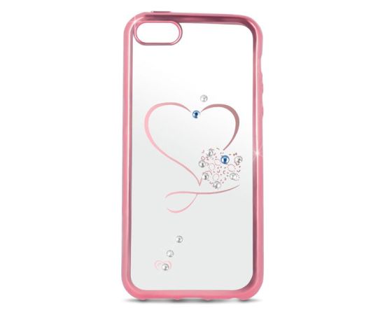 Beeyo Samsung  A5 2016 A510 Heart pink Neoriģinālie Maciņi