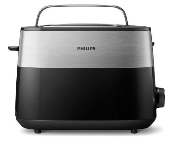 PHILIPS Daily Collection Tosteris, 830 W (melns) - HD2516/90