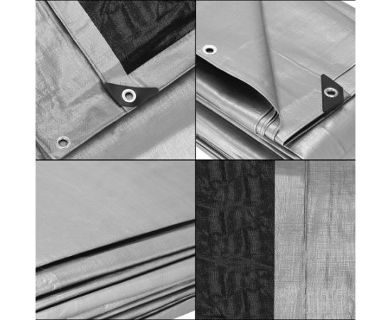 Brezents Springos GA2153 4x8m 270 g/m2 Nojumes un aksesuāri