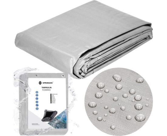 Brezents Springos GA2150 2x3m 210 g/m2 Nojumes un aksesuāri