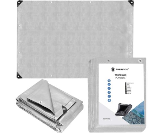 Brezents Springos GA2150 2x3m 210 g/m2 Nojumes un aksesuāri