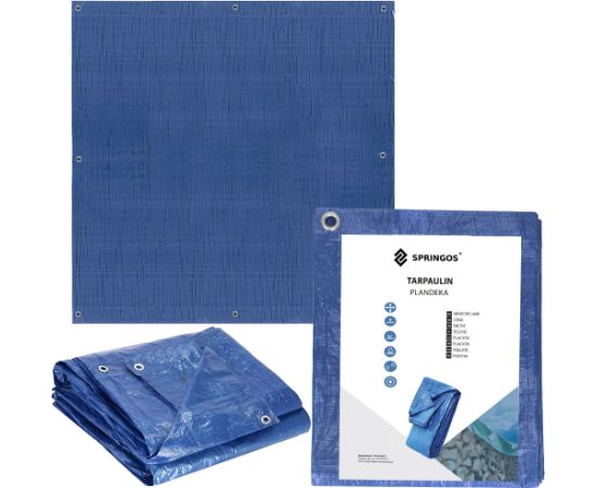 Brezents Springos GA2119 4x4 m Nojumes un aksesuāri