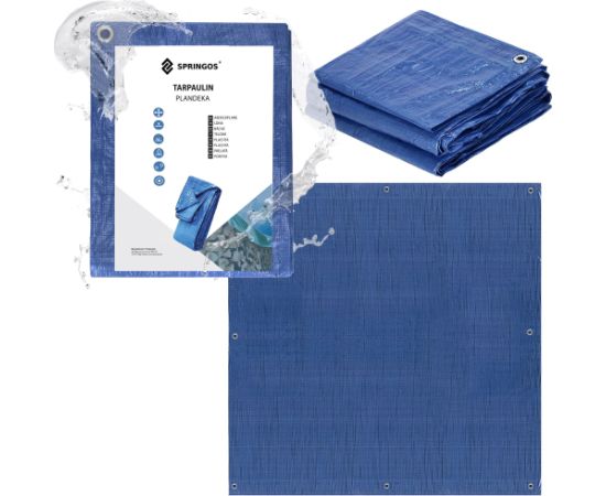 Brezents Springos GA2122 3x3m 60 g/m2 Nojumes un aksesuāri