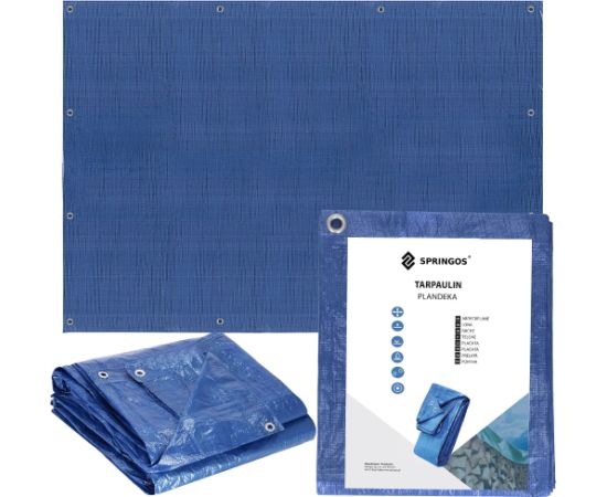 Brezents Springos GA2120 3x5m 60 g/m2 Nojumes un aksesuāri