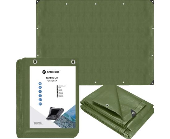 Brezents  Springos GA2136 2x4m 120g/m2 Nojumes un aksesuāri