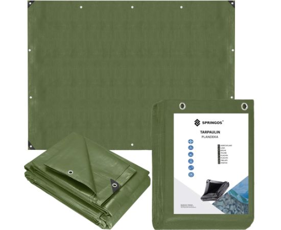Brezents  Springos GA2136 2x4m 120g/m2 Nojumes un aksesuāri