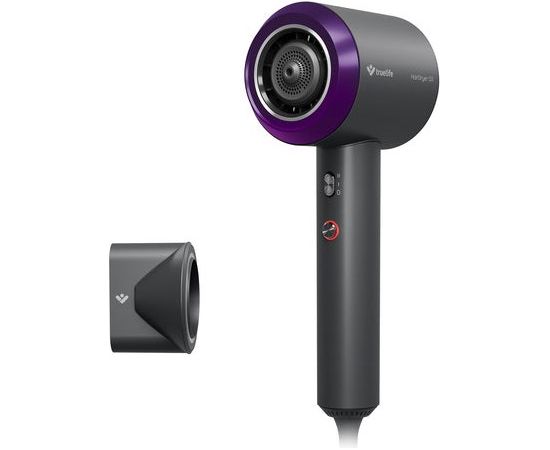 TrueLife HairDryer D3 hair dryer 1800 W Black Matu fēni