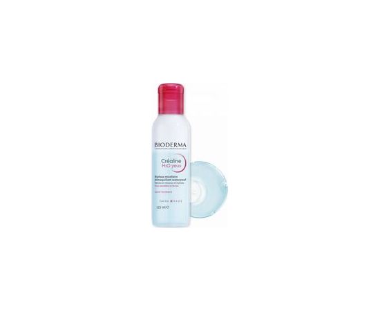 Bioderma Créaline H20 Yeux Biphase Micellaire Démaquillant Waterproof 125ml Ķermeņa kosmētika