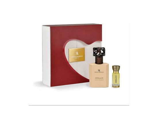 Swiss Arabian Vanilla 01 Dárková sada Extrait de Parfum 50 ml a parfumed oil 12 ml 50ml Dāvanu komplekti