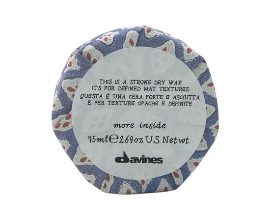 Davines More Inside Strong Dry Wax - Tvarující vosk pro silnou fixaci 75ml Matu kopšana