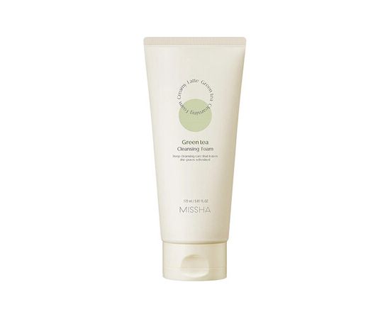 Missha Green Tea Cleansing Foam - Krémová čisticí pěna 172ml Ķermeņa kosmētika