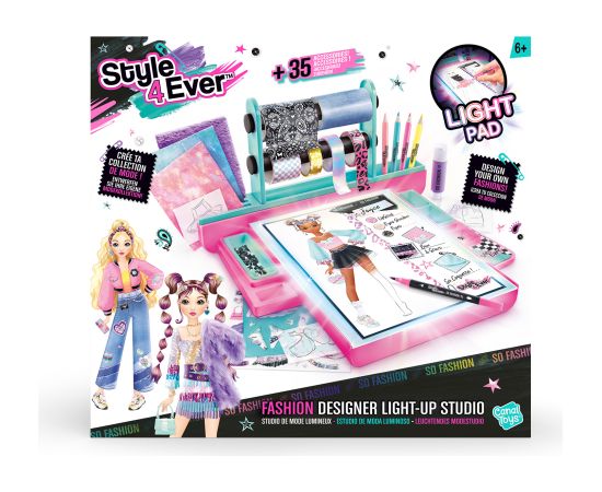 STYLE 4 EVER Набор для творчества Fashion Designer Light-up Studio Творческие игрушки