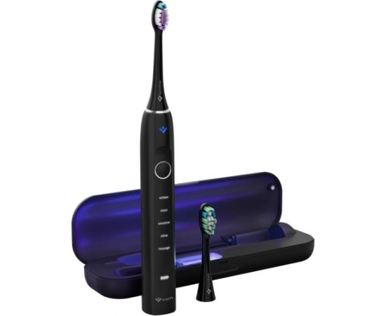 Szczoteczka TrueLife Szczoteczka soniczna do zębów SonicBrush Clean70 UV czarna IPX8 Elektriskās zobu birstes, irigatori