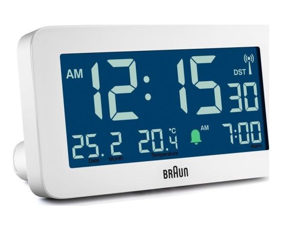 Modinātājs Braun  BC10 DCF-W Radio alarm clock white Jaunumi - Datori