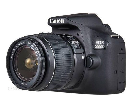 Fotokamera Canon EOS 2000D EF/EF-S 18-55 mm F/3.5-5.6 IS II + soma SB130 Новинки Компьютерная техника