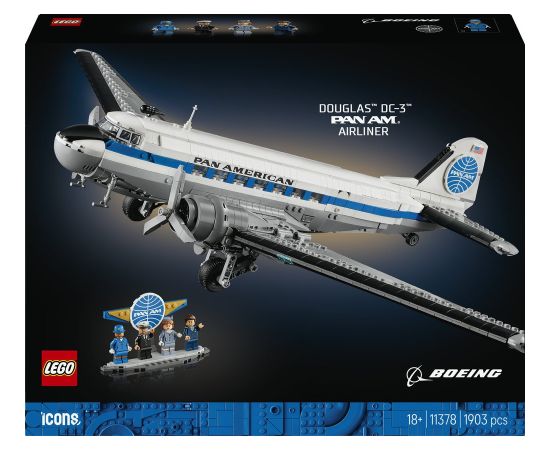 LEGO LEGO Icons 11378 - Samolot pasażerski Douglas DC-3 PAN AM Новости - Детские товары